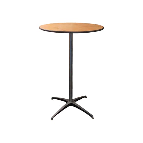 High Top Cocktail Table 30" (with or without linens 11.95/Day