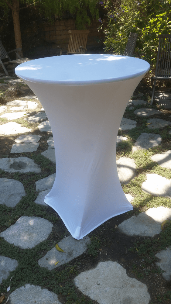 High Top Cocktail Table 30" (with or without linens 11.95/Day