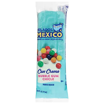Helados Mexico Bubble Gum Cream Paletas 24ct ($30/Box)
