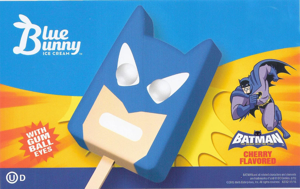 Blue Bunny Batman Face Bar 18 Count($30) – Detroit Metro Ice Cream