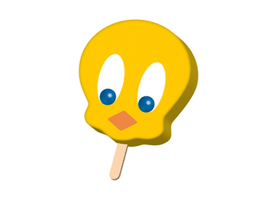 Blue Bunny Tweety Bird Face Ice Cream Bar 18 Count ($29/Box)