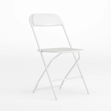 White Plastic Folding Chairs ($2.25/Day)