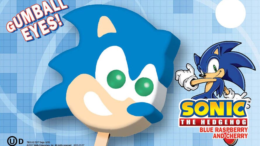 Sonic The Hedgehog Face Bar 18 Count($29.99)