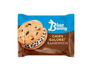 Blue Bunny Chips Galore Chocolate Chip Cookie Sandwich 24 Pieces($39/Box)