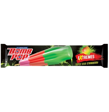 Extra Sour Strawberry Bomb Pop 12 Count ( $18/Box)