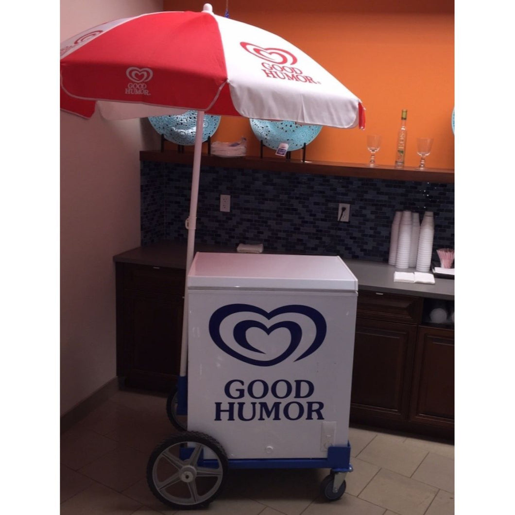 Small Umbrella Ice Cream Cart Rental - Detroit Metro Ice Cream